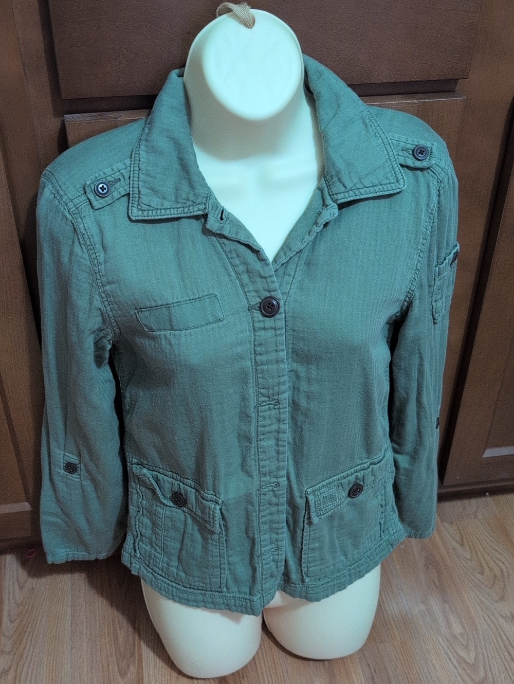 American Eagle Outfitters Green Utility Field Jacket